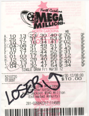 Mega Lottery Loser